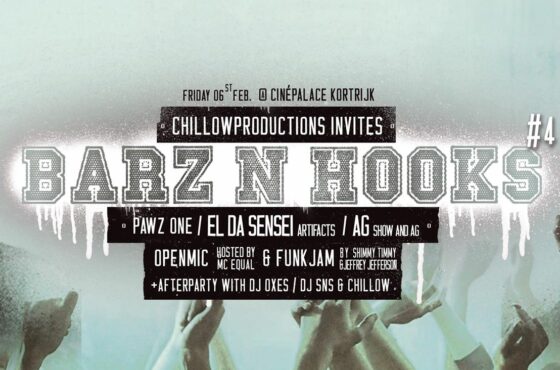 BARZ ‘ n HOOKS # 4 w/ AG ( D.I.T.C. ) , EL DA SENSEI ( THE ARTIFACTS ) , PAWZ ONE