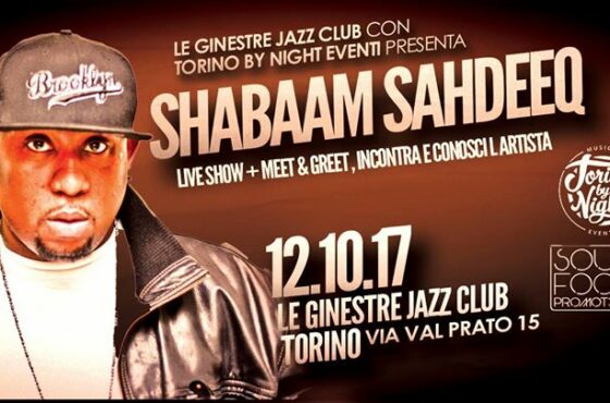 Shabaam Sahdeeq à Turin